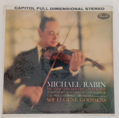 UNIKAT! RABIN - Paganini Konzert Nr.1 D Major LP STEREO CAPITOL US 1960s SEALED