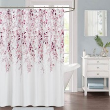 Weeping Flower Fabric Shower Curtain