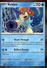 POKEMON KELDEO 019/086 CHAOS RISING RARE HOLO LP