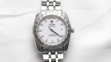 Tudor Classics 23010-62110 White Dial 41mm Auto Men's Watch Date Day