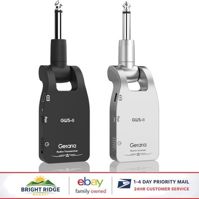 2.4GHz Wireless Guitar System with Rechargeable Battery for Electric Instruments