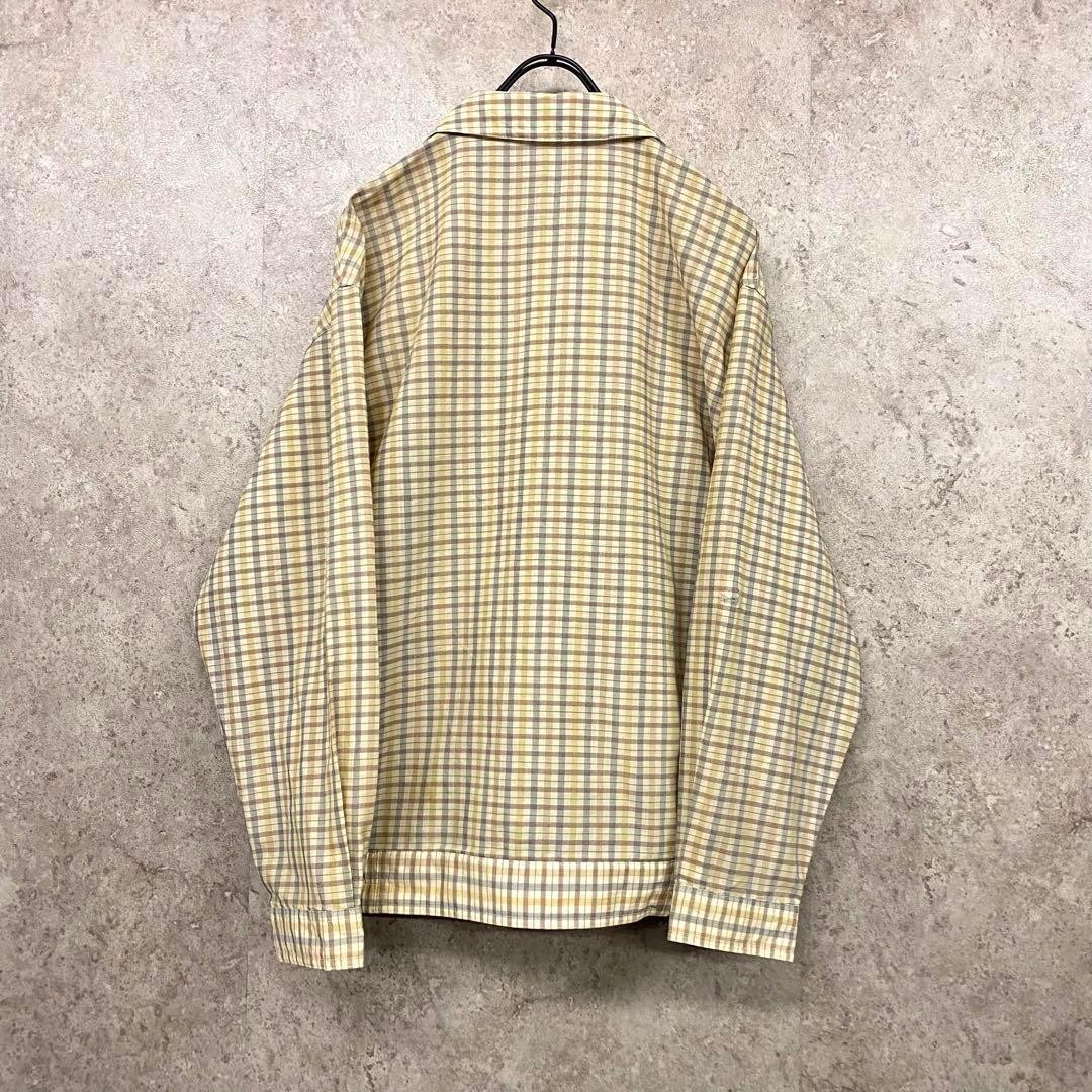 Rare Yves Saint Laurent Beige Check Blouson Jacket W63cm L66cm Sleeve55cm Rare thumbnail 5