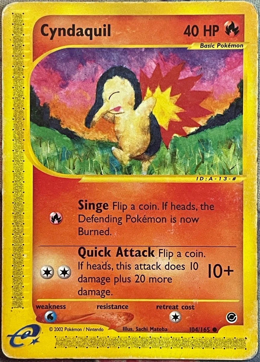 Cyndaquil 英語版 104/165 Cyndaquil 104/165 Expedition Base Set for sale | eBay