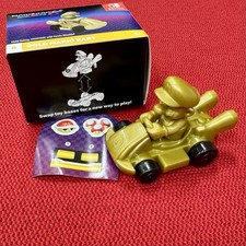 Mcdonald's Mario Kart 8 Deluxe 6 Gold Happy Meal Toy Box 2024 Nintendo Switch