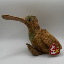 TY Beanie Baby - BEAK the Kiwi Bird 5.5 inch - MWMT's Stuffed Animal Toy