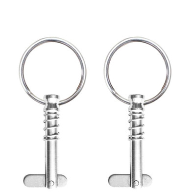 2 Pcs Quick Release Pin 1/4'' Diameter W/ Drop Cam & Spring, Overall Length 1.5'',