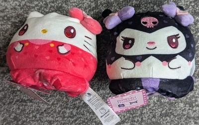 Teeturtle Wende-Plüschtiere Hello Kitty & Kuromi | Sanrio | Neu mit Etikett