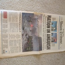 San Diego Union Tribune September 12, 2001