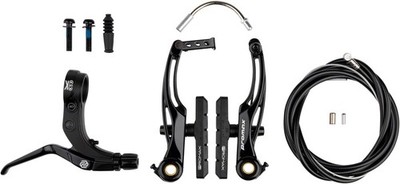 Promax P-1/Click V-Point Linear Pull BMX Brake Kit - 6061 Aluminum, Black