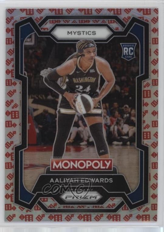 2024 Panini Prizm Monopoly WNBA Dice Prizm Aaliyah Edwards #13 Rookie RC 12xs