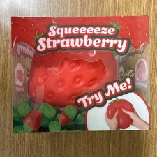 Sunny Days Jumbo Squeezy Strawberry Squishy Toy Stress Relief Sensory Fun