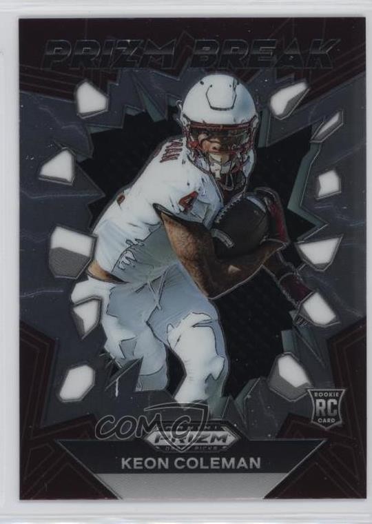 2024 Panini Prizm Draft Picks Prizm Break Keon Coleman #PB-KCN Rookie RC