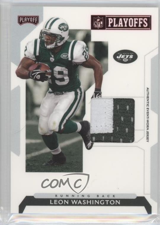 2007 Playoff NFL Playoffs Previews Bonus Pack Red Materials Leon Washington 1m8