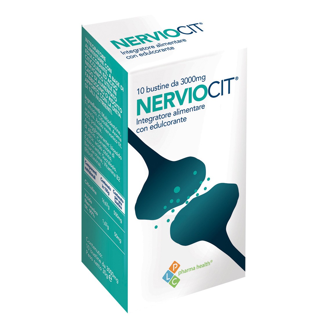 Nerviocit 10 Bustine 3000mg | Integratore Sistema Nervoso e Memoria