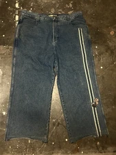 JNCO Vintage Roadkill Denim Jeans Light Blue Wash