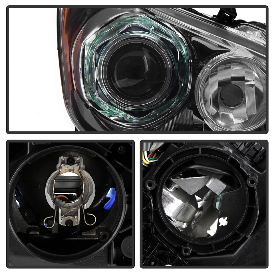 HID Headlight For 2011-2013 INFINITI M56 M37 Black w/ AFS Projector Right Side Foto 3 de 4