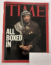 2002 APRIL 8 TIME MAGAZINE - YASSER ARAFAT Death COVER collector Edition