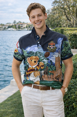 Polo Ralph Lauren Polo Bear Rugby Kicker Football St. Andrews Slim