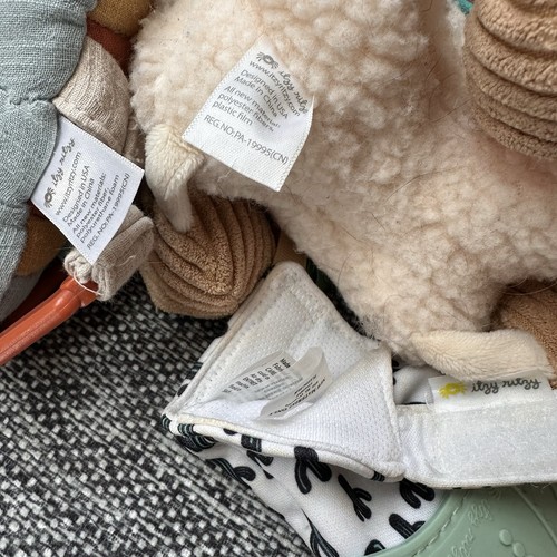 Itzy Ritzy Baby Bundle Lot - 3 Pc. Teether Llama Rainbow Cactus Mitten Toys - Picture 4 of 14