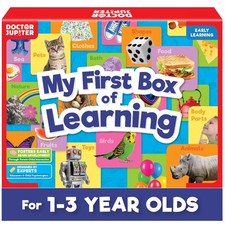 Doctor Jupiter My First Box of Learning  Toys for Toddlers Ages 1-2-3 ...