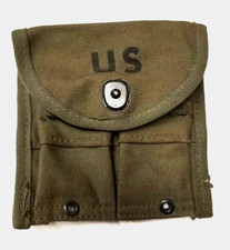 USGI Korean Era M1 30 Cal Carbine Canvas Ammunition Pouch NOS 