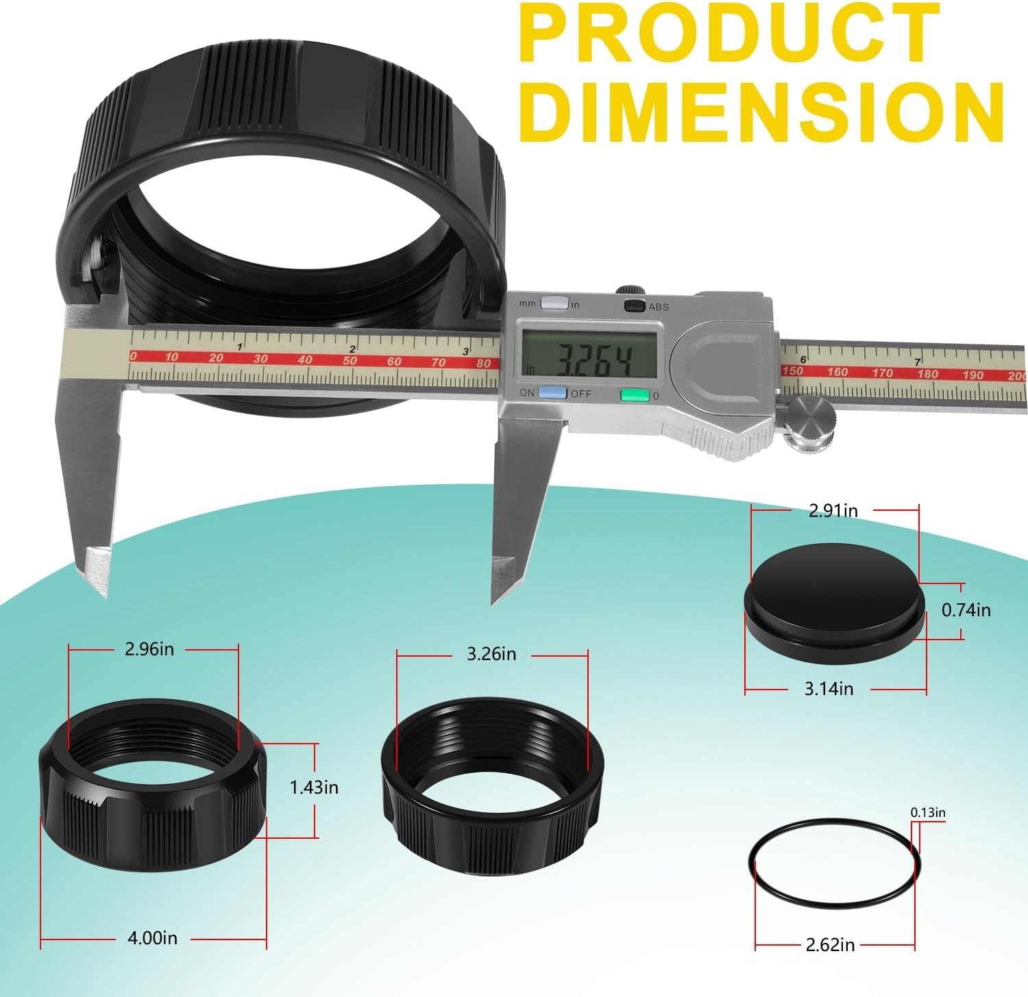 R0523000 Salt Cell Cleaning Cap & Drain Cap Assembly For Jandy CV, CL, CS Filter