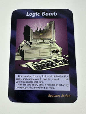 Logic Bomb Card Unlimited INWO Illuminati New World Order Game | eBay