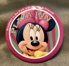 Disney Minnie Mouse Plaza Inn &ldquo;Breakfast in the Park&rdquo; Pinback Button Pin
