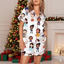 Hamilton Musical Theater Pajama Set  Rise Up Broadway Sleepwear  Comfy Lounge