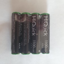 ?️SALE!!! Pack of 4 x HiQuick AAA 1100mAh NiMH Rechargeable Batteries 1.2V 1.87 per battery