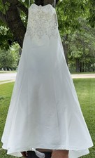 David’s bridal Ivory Wedding Dress Size 12