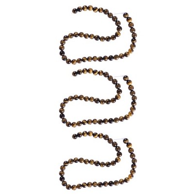  3 Strands Tigerauge-Steinperlen-Set Tigeraugenperlen DIY -Halskette