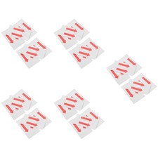 Durable Red Arrow Indicator Decal for Equipment Warning and Safety Use