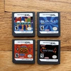 Nintendo DS games: contra 4, monkey ball touch and roll, meteos, brain age 2