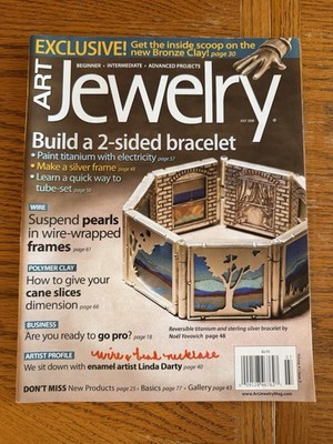 Vintage Art Jewelry July 2008 Magazine Book