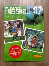 Panini Sammelbilderalbum Fussball 87 - nicht vollständig - guter Zustand