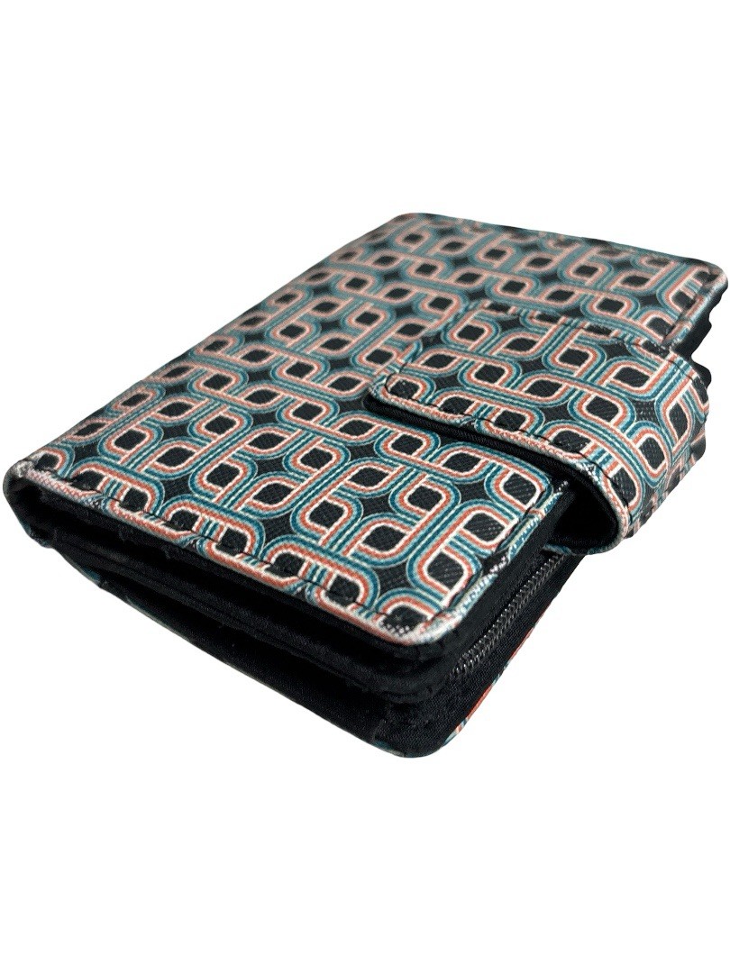 Women’s Stylish Geometric Pattern Wallet – Slim, … - image 2