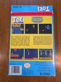 Toki Nintendo NES Complete Game in Box Authentic, Working Cib