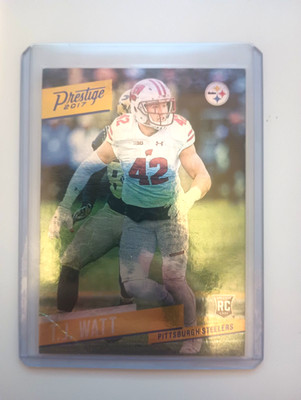 2017 Panini Prestige - SP Rookie T.J. Watt #293 Xtra Points Blue (RC)
