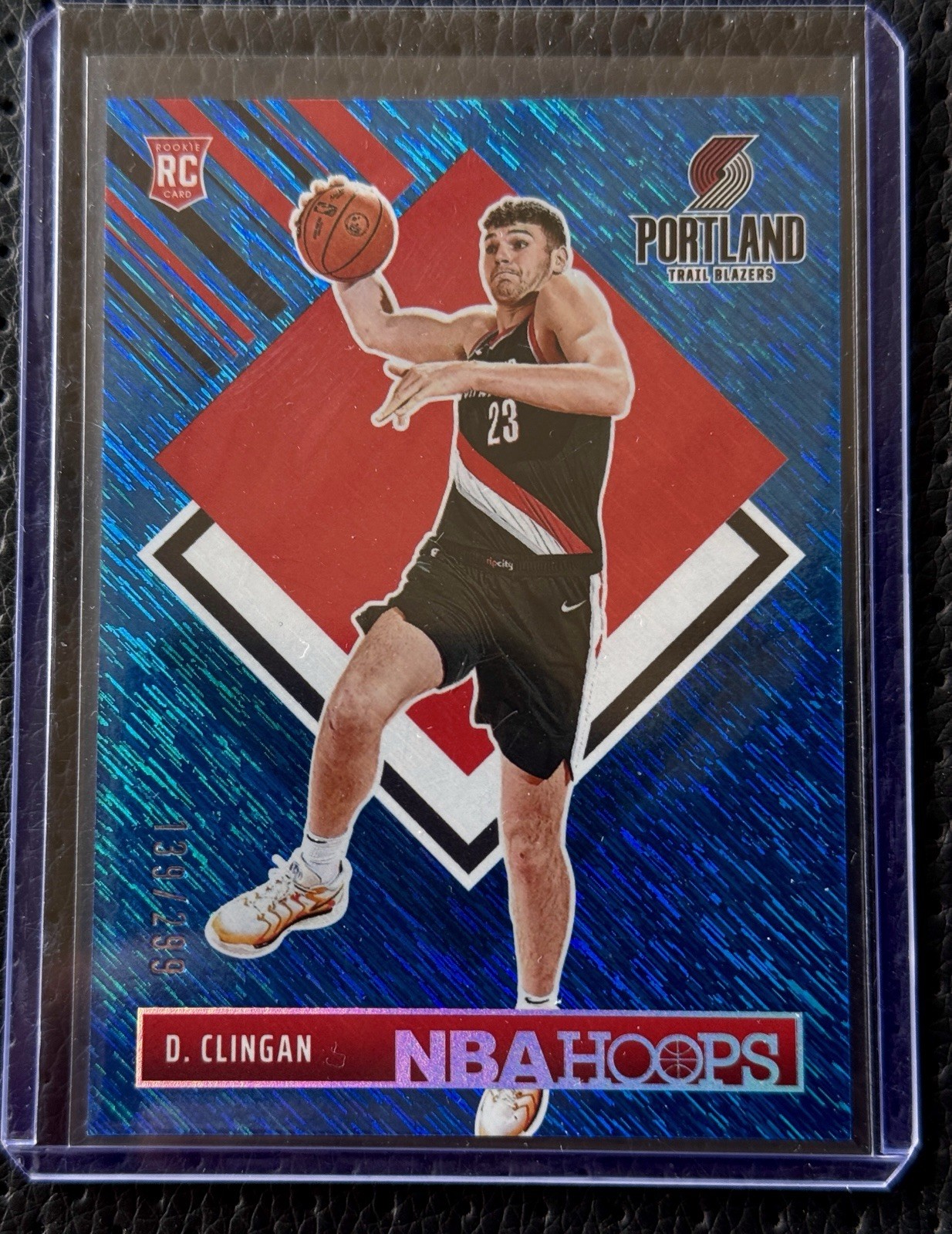 2024-25 Panini Nba Hoops - Hoops Tribute Donovan Clingan #293 Storm /299 (RC)