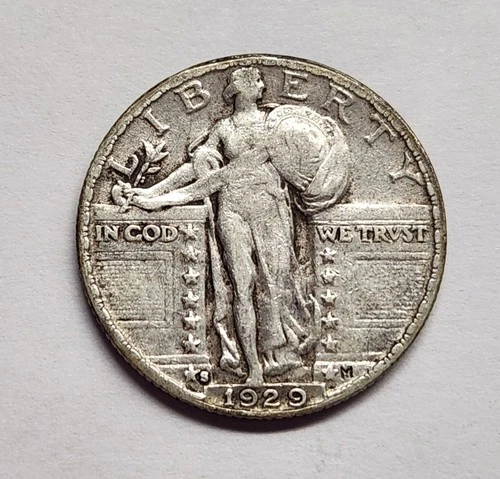1929-S Standing Liberty Quarter – Choice Original XF