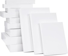 White  Boxes with Lids, 12 Pack Assorted Sizes (11, 14, 16 Inch) for Presents,