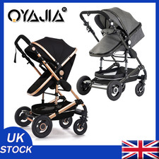 Lightweight Baby Stroller Pram Foldable Travel Buggy Four Seasons Pushchair Xvpz