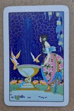 1 x Vintage Swap Playing Card Fountain