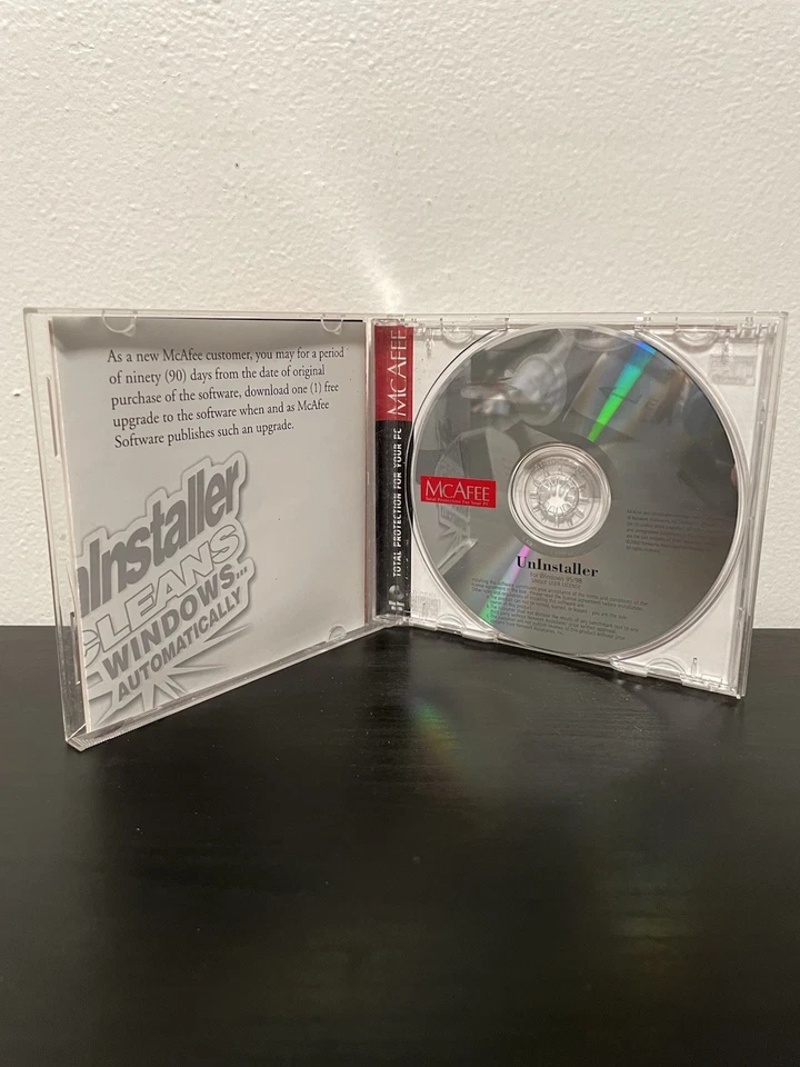 McAfee Uninstaller CD Cleans Windows Automatically 95 / 98 PC Computer Software - Image 2 of 4