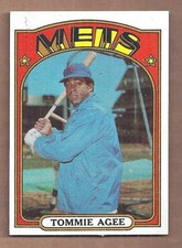 1972 Topps #245 TOMMIE AGEE **CENTERED** NEAR MINT CONDITION