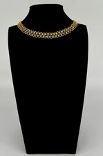 Elegant Golden Choker Necklace