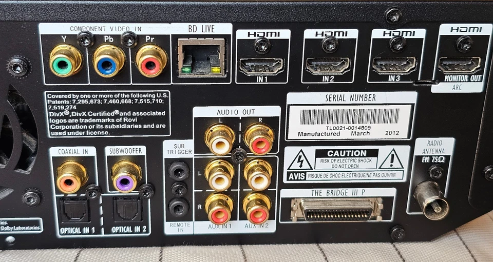 CD und Fernseh-Receiver  für Bluray und TV-Heimkino - Bild 4 von 4