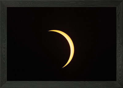 Totale Finsternis Phasen Gerahmtes Wandbild Poster Leinwanddruck Bild