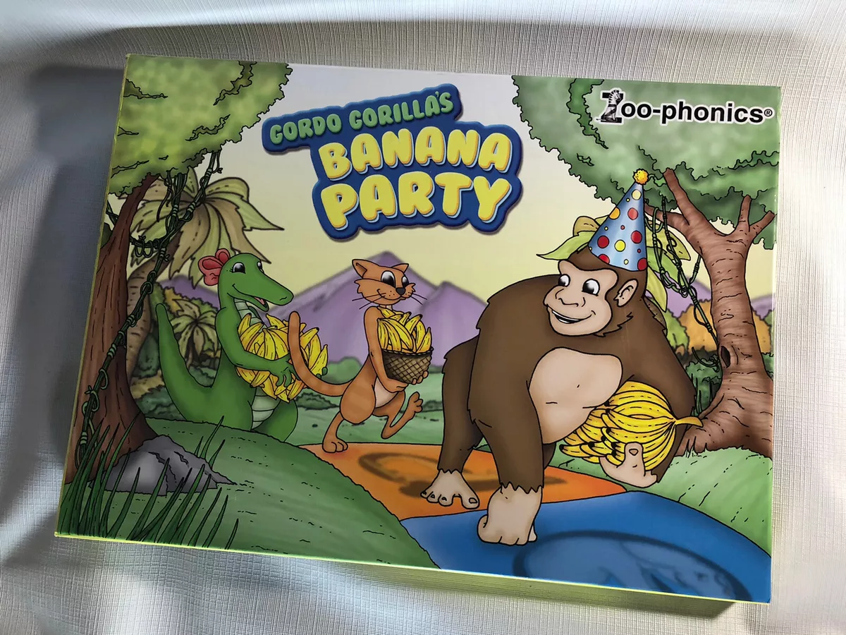 Gordo Gorilla Banana Party Zoo Phonics Signal Sound Learning Game 3 Levels  Teach